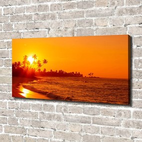 Pictură pe pânză Sunset beach