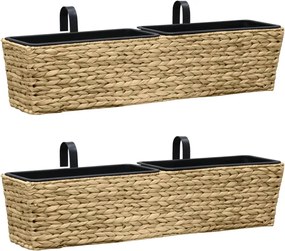 vidaXL Jardiniere, 2 buc., zambilă de apă