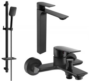 Mexen Alexa DQ62 set cadă, negru - 71213DQ62-70