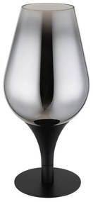 Veioza/Lampa de masa design modern LAVUS negru/crom