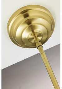 Lustră cu tijă PLATINO Jupiter 2074, 3xE27/15W/230V, verde/auriu