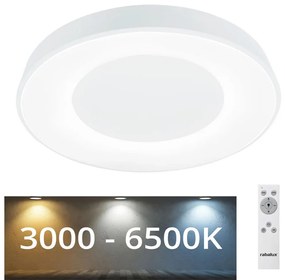 Plafonieră LED dimabilă Rabalux LED/38W/230V albă + telecomandă 3000-6500K