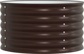 vidaXL Pat ridicat Maro 80 x 80 x 44 cm Oțel