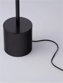 Lampa de podea LED design modern VETRO negru, D-40cm