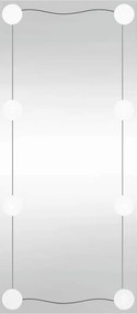 vidaXL Oglindă de perete cu lumini LED 50x100 cm sticlă dreptunghiular