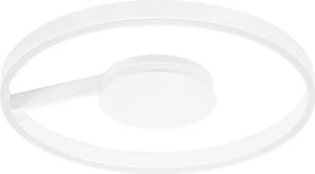 Lustra circulara aluminiu alb LED CCT SIENA 60cm