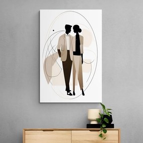Tablou forme abstracte pereche elegantă