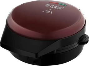 La mâna a doua: Aparat gogosi si vafe 3in1 Russell Hobbs Fiesta 24620-56, 900w, Placi antiadere, Capac cu autoblocare, Bordo/Negru
