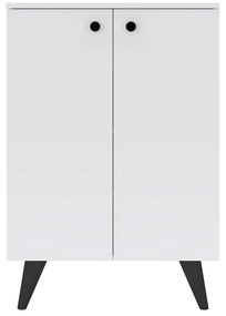 Pantofar Luton, 2 Usi, Alb, 62 x 35 x 90 cm