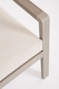 Set mobilier de grădină bej din aluminiu pentru 5 persoane Elna – Bizzotto