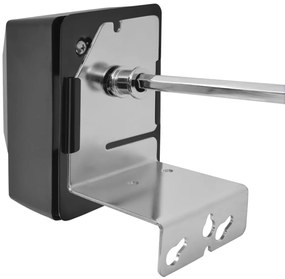 Rotisor cu motor profesional pentru gratar, otel, 1200 mm