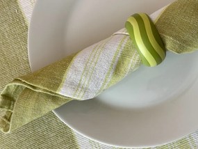 Set practic traversa masa 32x47 cm cu servetel 40x40 cm FOOD Culoare: Verde