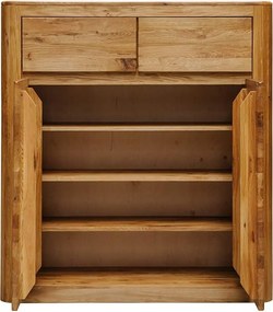 Dulap stejar masiv Pantofi Dotti, 100 × 37 × 111 cm