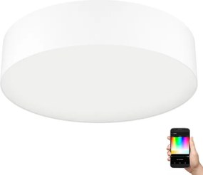 Eglo 31766 - LED RGBW plafonieră cu dimmer ROMAO-Z LED/35W/230V Ø 57 cm alb