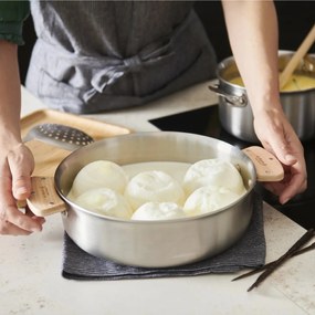 Pereche de mânere De Buyer 3660.02 LOQY detașabile , lemn