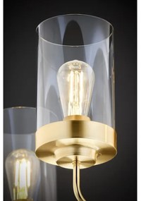 Jupiter 2088 - Lustră pe tijă RAMIREZ 5xE27/15W/230V auriu/negru