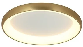 Plafoniera LED dimabil design modern Virun auriu periat