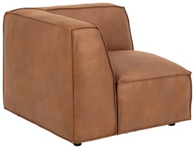 Modul pentru canapea maro coniac (colț stânga) Fairfield Kentucky – Bonami Selection