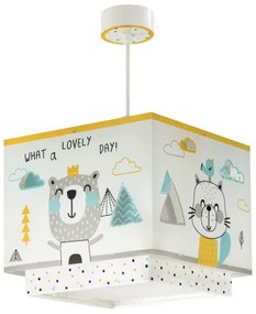 Dalber D-73242 - Lustră copii HELLO LITTLE 1xE27/15W/230V