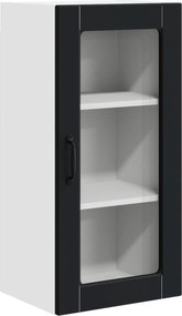 vidaXL Dulap de bucătărie Negru 40 x 31 x 80 cm Lemn compozit