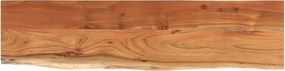 vidaXL Raft perete 120x30x3,8cm dreptunghiular lemn acacia margine vie