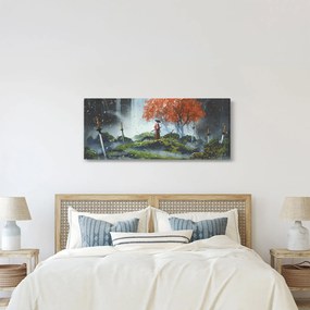 Tablou - Ilustrație a Grădinii de săbii (120x50 cm)