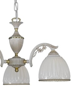 Candelabru cu 5 brate realizat manual design italian 9671