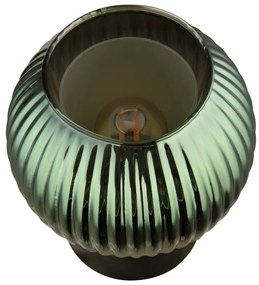 Veioza/Lampa de masa design modern ZUMBA negru/verde