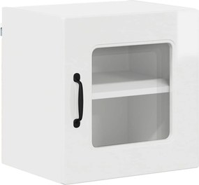 vidaXL Dulap de bucătărie Kalmar Alb lucios 40 x 31 x 40 cm