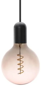 Bec LED FILAMENT SPIRAL G125 E27/4W/230V 2000K gri/roz