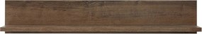 Polita BALIN, stejar, PAL, 140x24x25 cm