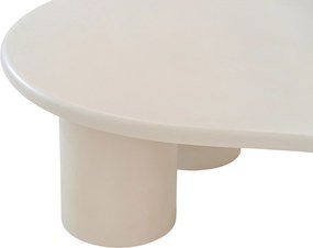 Măsuță de cafea pentru living Gisela 130 cm - bej