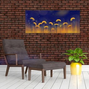 Tablou - Păpădii (120x50 cm)