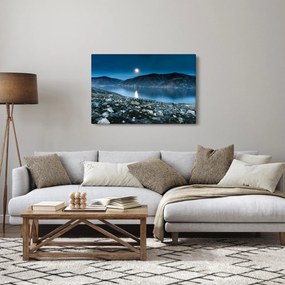 Tablou - Islanda noaptea (90x60 cm)