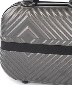 TraveLux Pro valiză manuală cu capac dur 28x36x16 cm gri