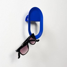 Cârlig albastru de montat pe perete din oțel Coucou – Spinder Design