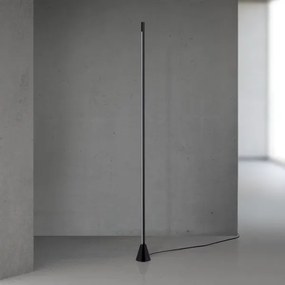 Orion- Lampă de podea LED reglabilă cu senzor de mișcare SOJIE LED/26W/230V neagră