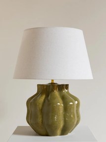 Lampa de masa, cu abajur din in si bumbac, Fleury