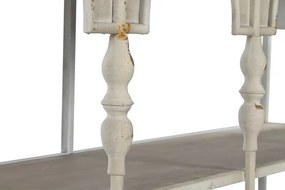Consola, bej, din metal, aspect vintage, Arches