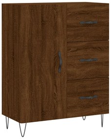 827915 vidaXL Servantă, stejar maro, 69,5x34x90 cm, lemn prelucrat