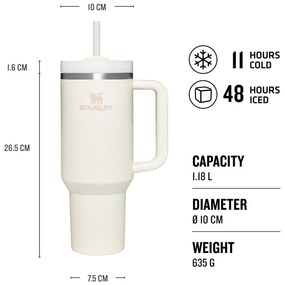 Termos crem 1,18 l Quencher H2.O FlowState – Stanley