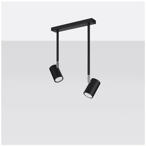 Spot negru 10x30 cm Jones – Sollux