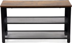 Pantofar negru din oțel 80x45x30 cm Arne – Bonami Essentials