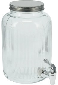 Dozator de băuturi EH din sticlă cu robinet 4l