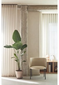 Fotoliu din imitație de piele alb Mogi - Teulat