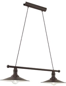Lustră Eglo 49457 STOCKBURY 2xE27/60W/230V