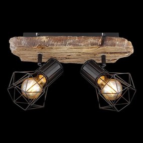 Globo 54017W-2 - Spot PRISKA 2xE27/60W/230V