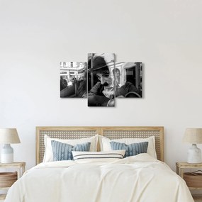 Tablou - Charles Chaplin la Praga (90x60 cm)