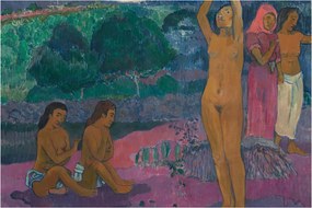 Tablou - Paul Gauguin, The Invocation, reproducere (90x60 cm)