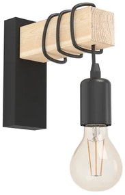 Eglo 43514 - Aplica de perete TOWNSHEND 1xE27/10W/230V